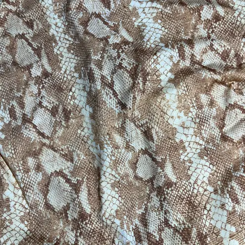 Vitamin A Top Womens Remy Rashguard Snakeskin Sz S Made In Italy NWT