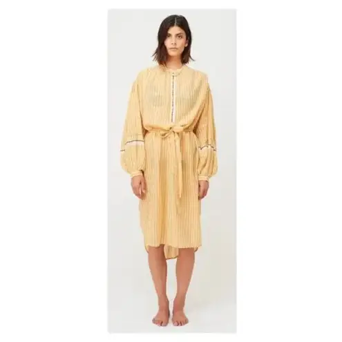 Ulla Johnson NWT Rabea striped cotton midi dress Size 8