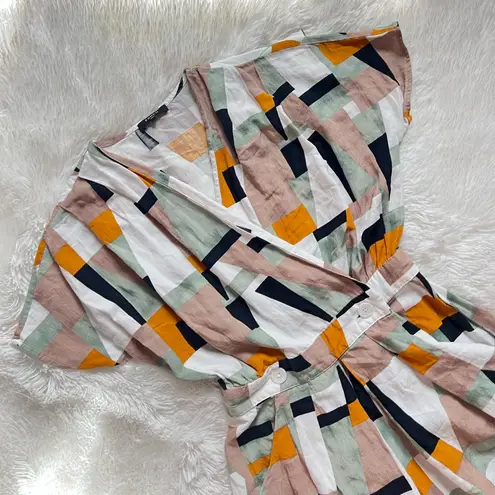 FRNCH Multicolor Abstract Dress Size S/M