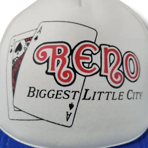 Size-A-Just Headwear Vintage Hat Vintage Reno Biggest Little City Hat Black Jack Vintage Trucker Hat By Size-A-Just Unisex Hat - Image 3