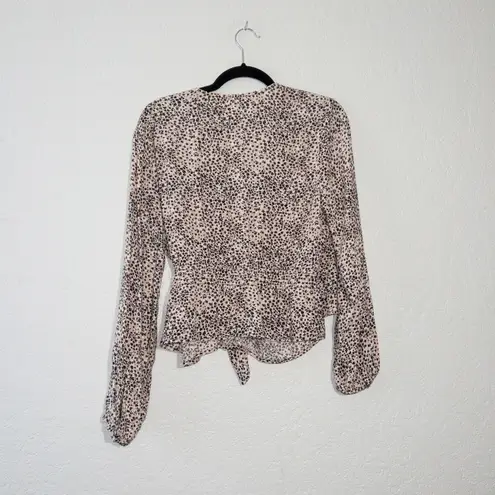 Gentle Fawn Tan Mini Flower Wrap Ring Top Size Medium