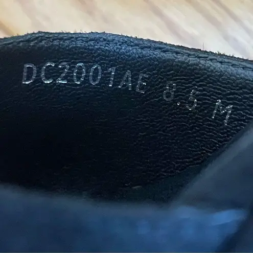 Aquatalia Women's Emmie Platform Heels Sandals suede black Sz 8.5