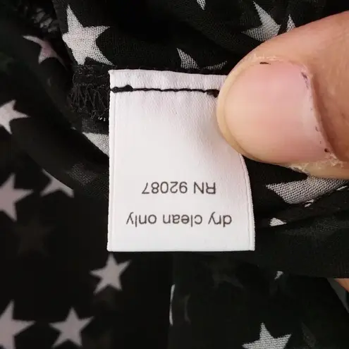 RED Saks Fifth Avenue Sheer Shirt Size Small