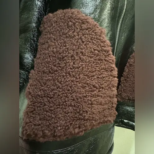 NWT $575 Apparis Catalina Jacket Noir and Burgundy XL Red