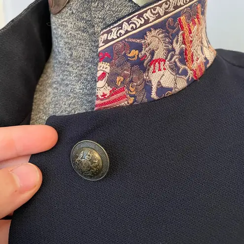 Vintage Citi Blazer w/ Tapestry Collar and Cuffs Skirt Set