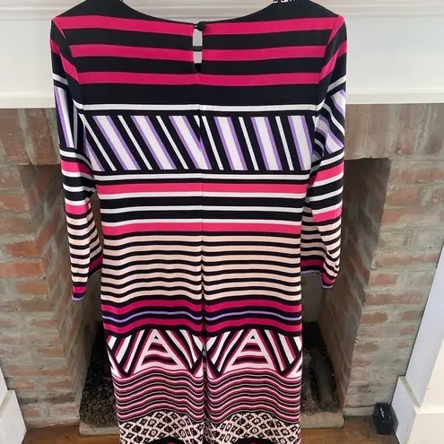 Leslie Fay  wrap dress sz 10