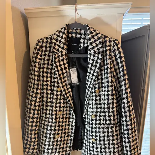 VERO MODA Vera Moda Houndsooth Jacket/Blazer. NWT. Size 2.