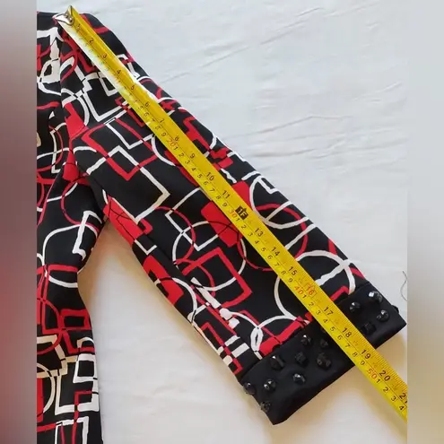 Vintage Birch Hill Multicolored Geometric Patterned Blazer Jacket Size Medium