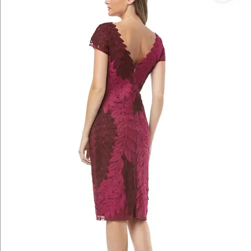 JS Collections Soutache Embroidered Dress V Neck 6