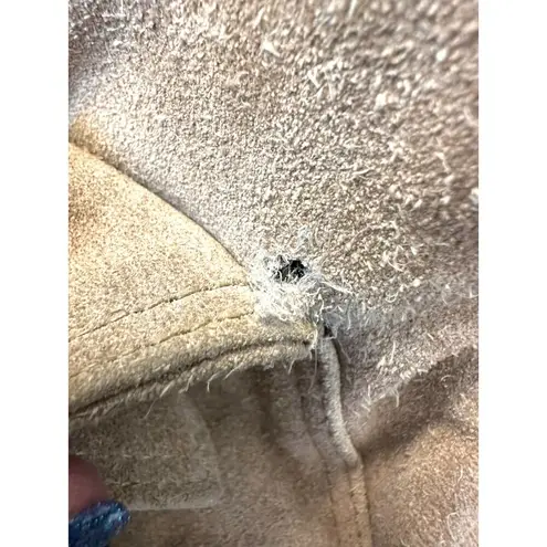 Mi Mo Vintage Raw Leather Buckle Western Crossbody Bag Brown