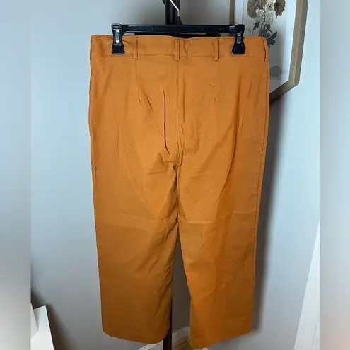 Adyson Parker  NEW Patch Pocket Collette Rust Orange Ankle Crop Pant Size 8 Fall