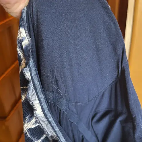 NWT Soma SOFT JERSEY Smocked Maxi Dress With Built