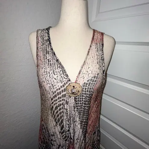 Paradise USA Sleeveless Lagenlook Mesh Tunic Cover Up Size XL/XXL