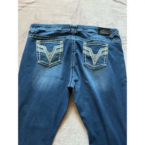 Vigoss  Women's The Chelsea Skinny Fit Blue Denim‎  High Rise Size 26