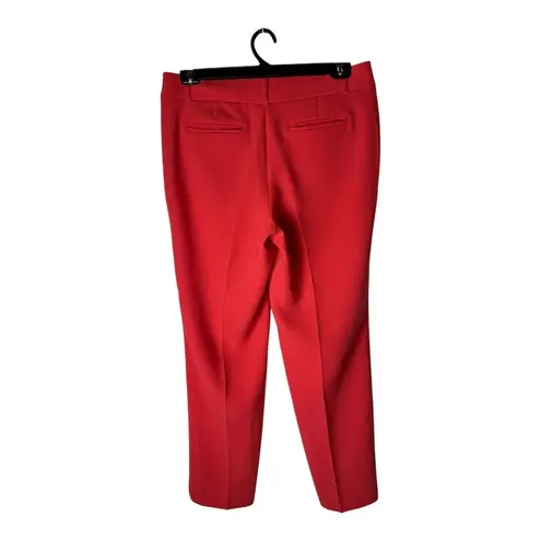 J Crew Pants Women 8 Pink Pleated High Rise Career Work Trousers Preppy Colorful