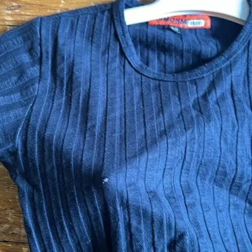 As is RTR Simon MillerSimm Dress Black/Silver Long Sleeve Cut Out sz Xs xSmall Black