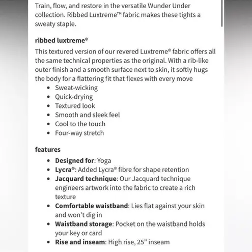 Lululemon Wunder Under High Rise Tight 28" Luxetreme Incognito Camo Size 4 Gray