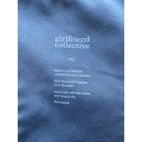 Girlfriend Collective Paloma Compression Bra in Navy Blue Size XL