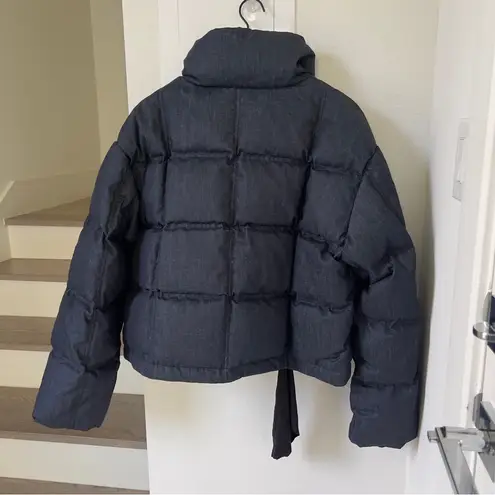 NWT PERFECT MOMENT Nevada Denim Ski Jacket in Rinse Blue Size L