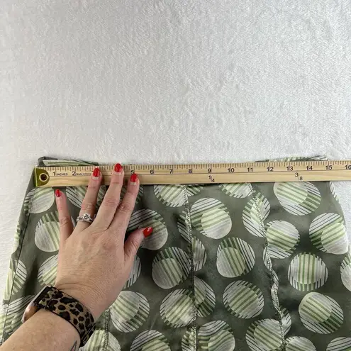 Amanda Smith VTG Y2k 8 Skirt Silk Slip Fairy Whimsy Bella Swan Midi Coquette Green Flowy