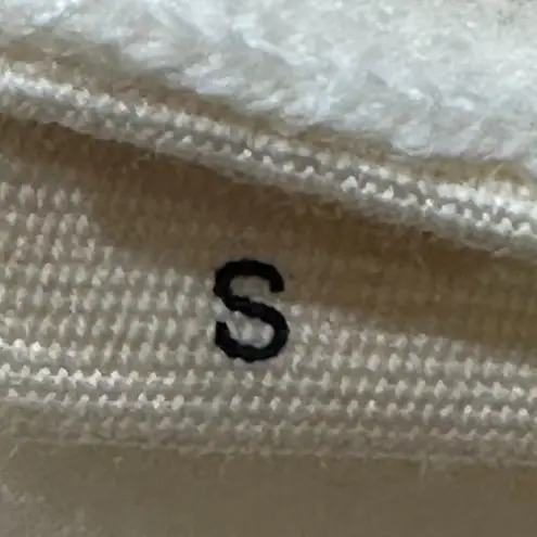 Ulla Johnson Merino Wool V Neck Cardigan Puff Sleeve Cream Sweater Size Small