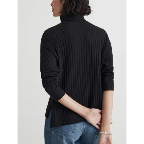 Madewell  NWT black ribbed casual fit turtleneck xxs