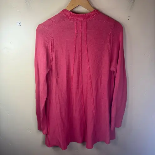 Anthropologie Angel of the North Cashmere Blend Size LG Watermelon Knit Cardigan Pink