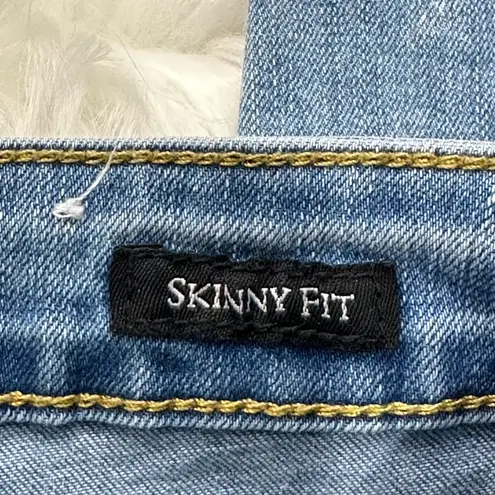 Judy Blue Pearl & Silver Embellished High Rise Skinny Jeans