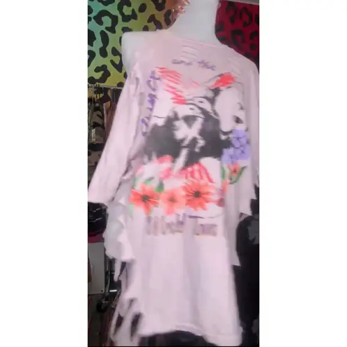 Prince and the Revolution World Tour 1985 Distressed Tee Size L / XL OOAK Purple