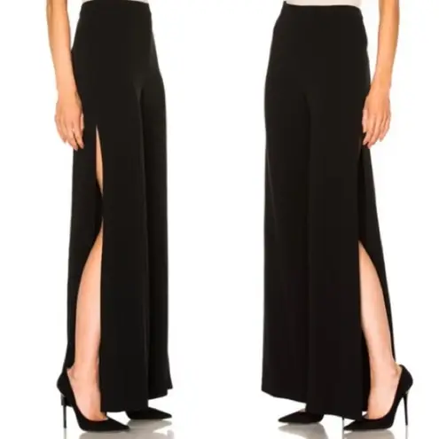 Alexis Black Brenda High Slit Wide Leg Pants Sz.L