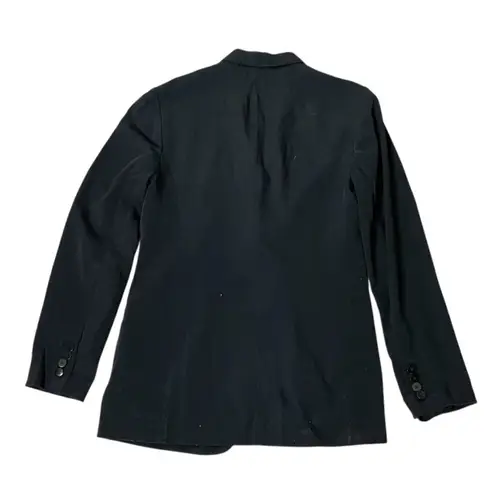 Diane Von Furstenberg  Black Blazer Jacket Unstructured Lightweight Size Medium