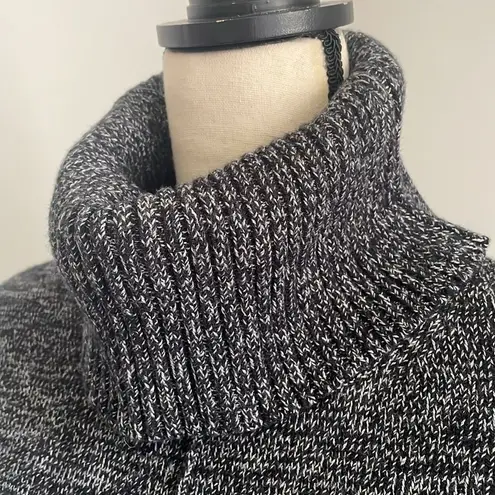 BCBGMAXAZRIA  Charcoal Grey Cowl Neck Sleeveless Sweater Vest Tunic size XS / S