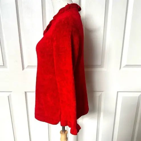 Sigrid Olsen sport red sweater