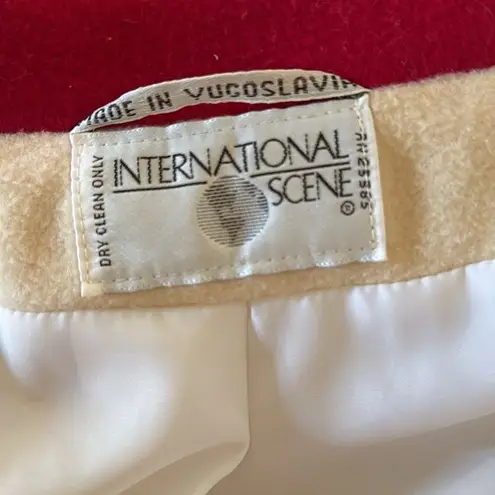 Vintage International Scene Wool Jacket EUC Size 6
