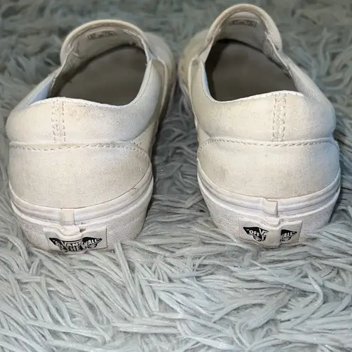 Vans White Slip-On 