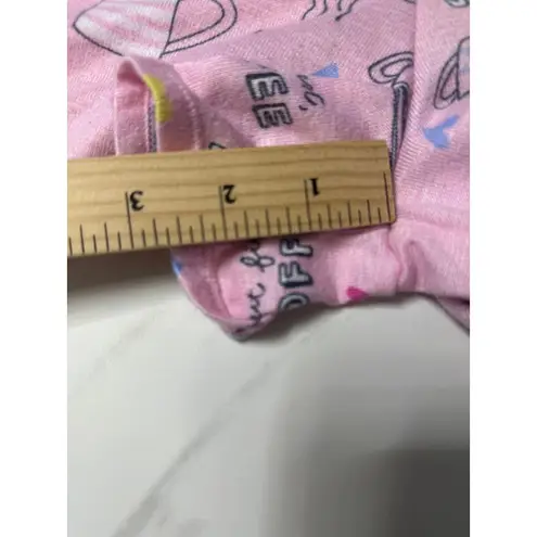 secret treasures Pajama Set Size M Top Large Bottom Coffee Tank Top Shorts Pink