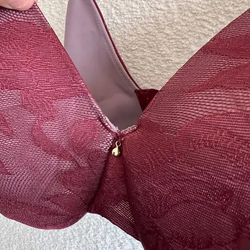 Cacique Lane Bryant Lace Lightly Lined Full Coverage Lace Bra Size 44Dā