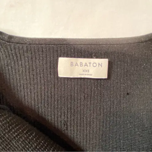 Aritzia  Babaton‎ Ribbed Crop Top Black Size XXS