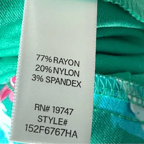 Counterparts Floral Super Stretch Skort (Green Pink) - large