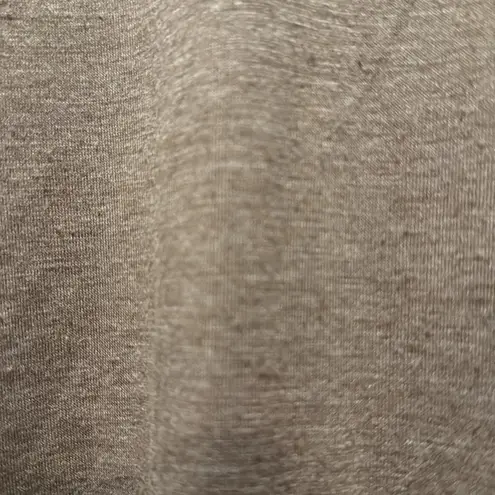 ING Brown Knit Swing Dress Keyhole Back Long Sleeve Size S