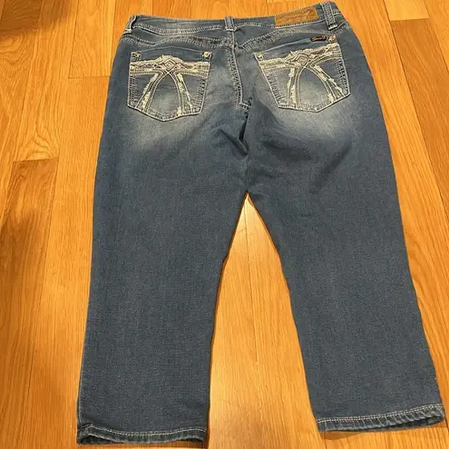 Seven 7 womens cropped jeans size 12 .