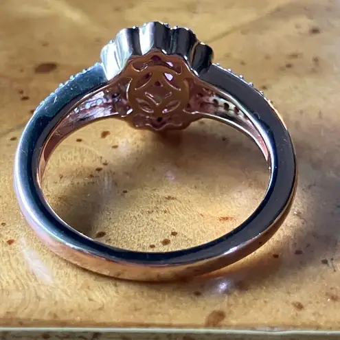 Natural Ember Garnet Chrome Diopside Sterling Silver Ring Size 7 Purple