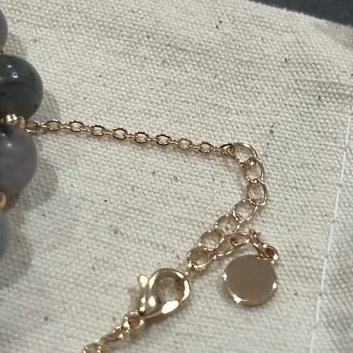 Labradorite Bracelet Set Tan