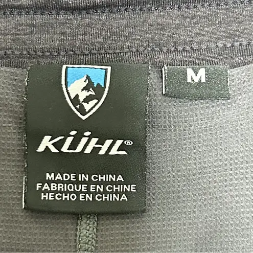 Kuhl Dark Heather Grey Knit Pull On Elastic Waistband Mova Cargo Skort Medium