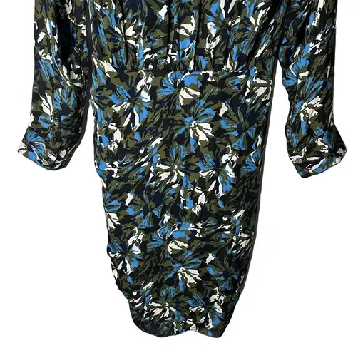 Veronica Beard  Georgina Silk Asymmetrical‎ Buttoned Dress Size 0