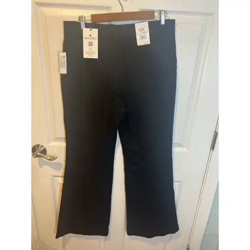 Gloria Vanderbilt Women’s Trouser Jeans 14 Black Flare Leg High Rise NWT