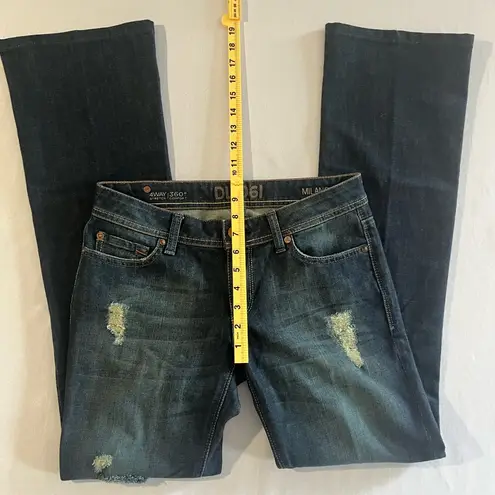DL1961 Jeans Milano Boot Cut Blue Womens 4 Way Stretch 360 Comfort