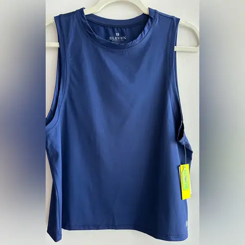 Eleven by Venus Williams Peace Maker Tank, Admiral Navy, Size Medium, NWT Blue