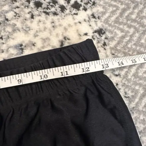 Only Onllina Shiny Pull On Mid Rise Black Leggings Size Medium