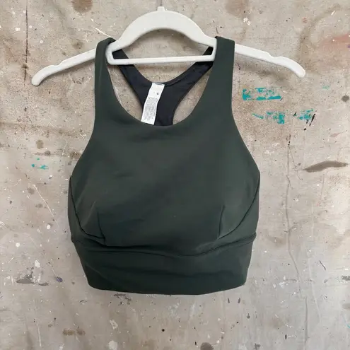 Lululemon  Wunder Train Long-Line Bra, Smoked Spruce - Image 3